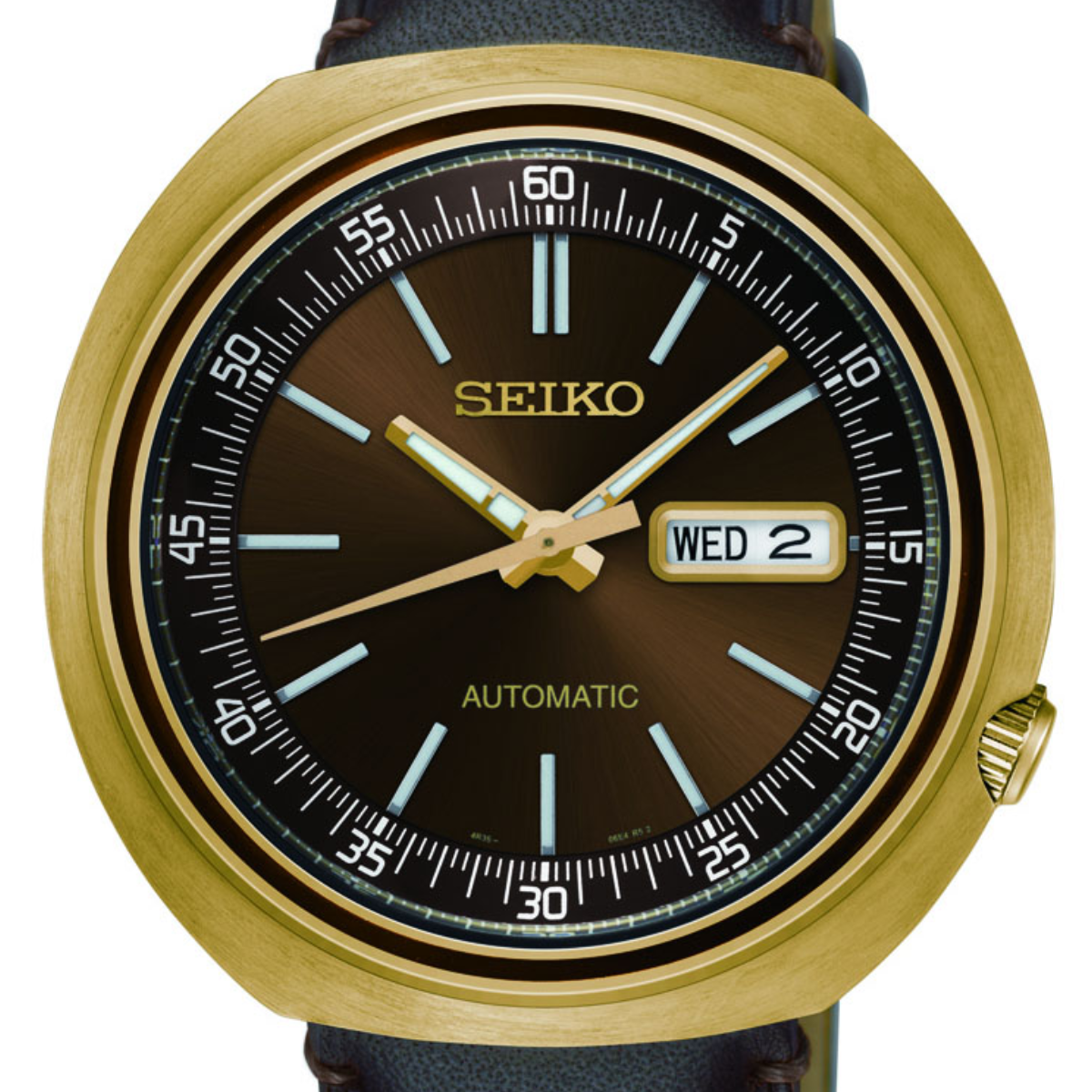 Seiko Automatic SRPC16K SRPC16 SRPC16K1 General Recraft Gold Dial Vintage Men's Watch