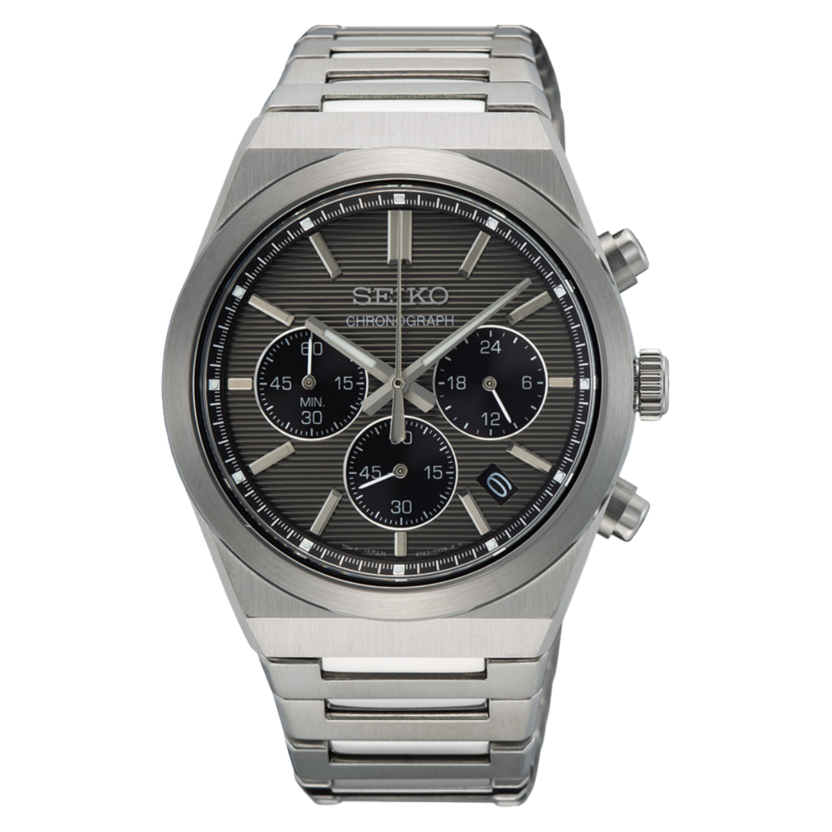 Seiko Conceptual Chronograph SSB455P1 SSB455 Quartz Grey Dial Mens Watch