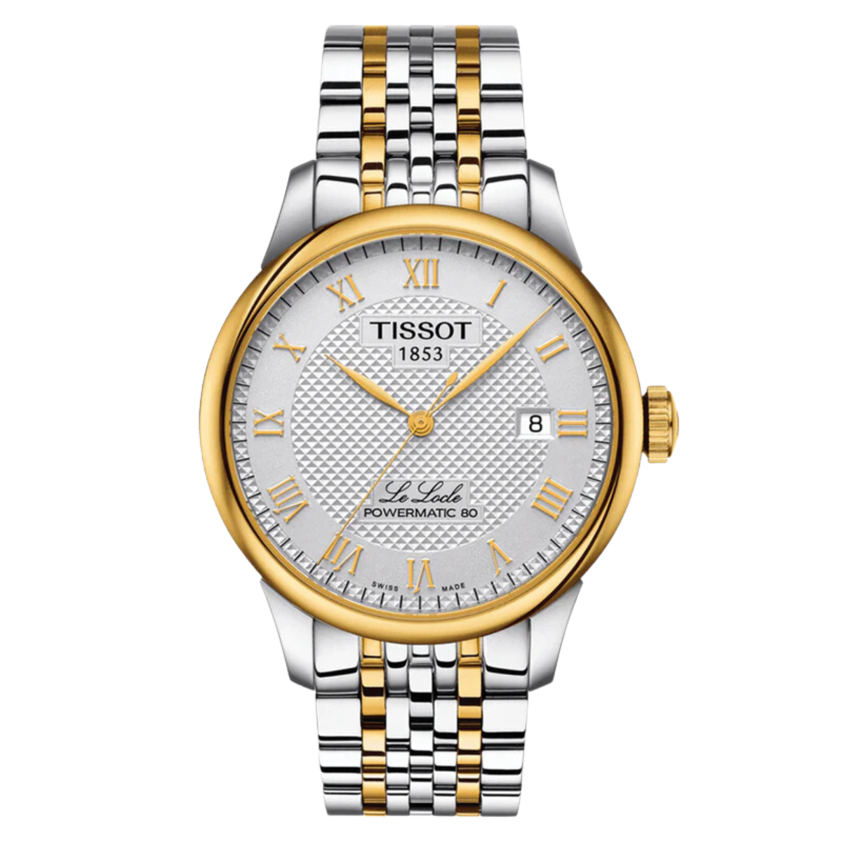 Tissot Le Locle T006.407.22.033.01 T0064072203301 Powermatic 80 Classic Two Tone Dress Watch