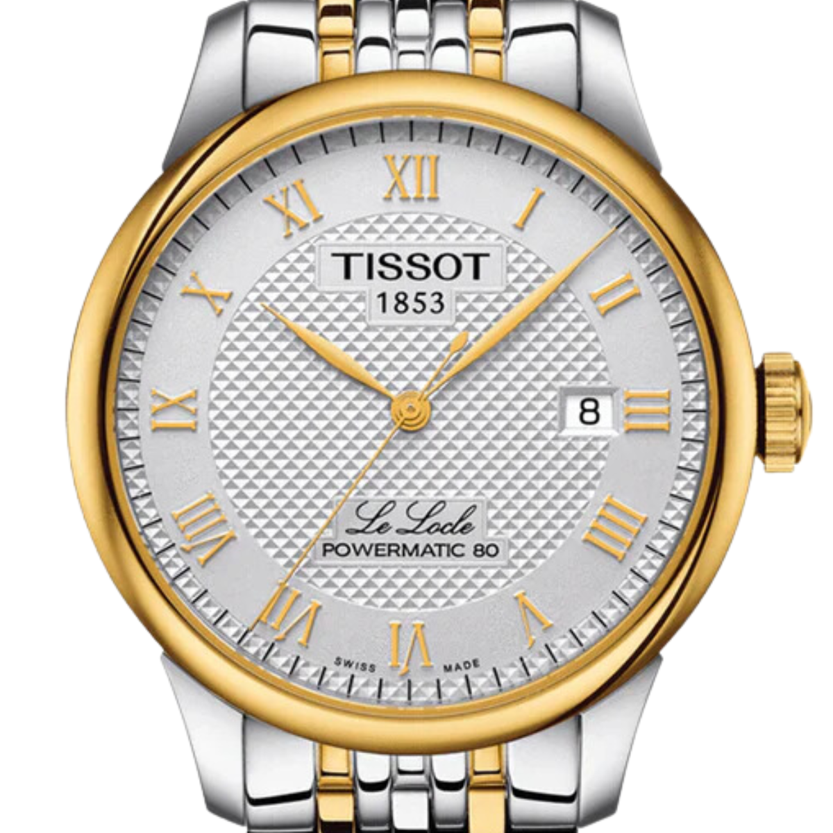 Tissot Le Locle T006.407.22.033.01 T0064072203301 Powermatic 80 Classic Two Tone Dress Watch