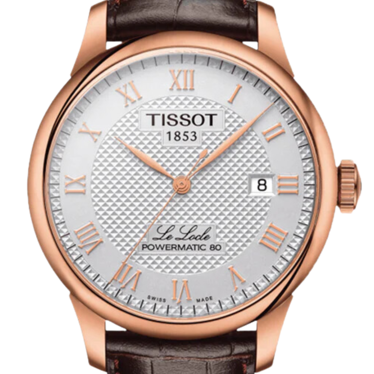 T006.407.36.033.00 T0064073603300 Tissot Le Locle Powermatic 80 Classic Leather Mens Watch