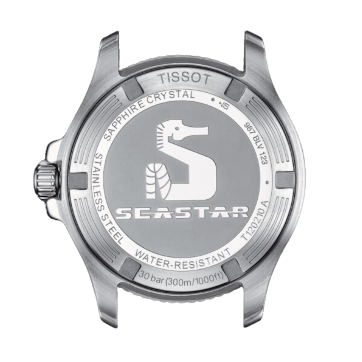 Tissot Seastar 1000 T1202102105100 T120.210.21.051.00 Quartz Sports Black Dial Watch