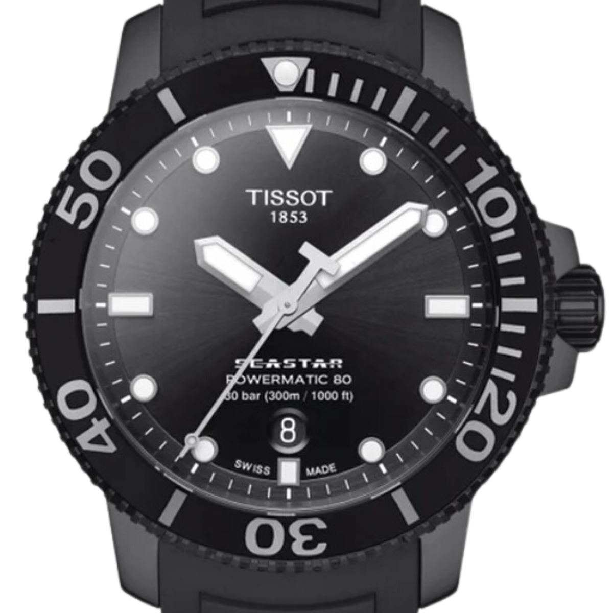 Tissot Seastar 1000 T120.407.37.051.00 T1204073705100 Powermatic 80 Sports Male Watch - Skywatches