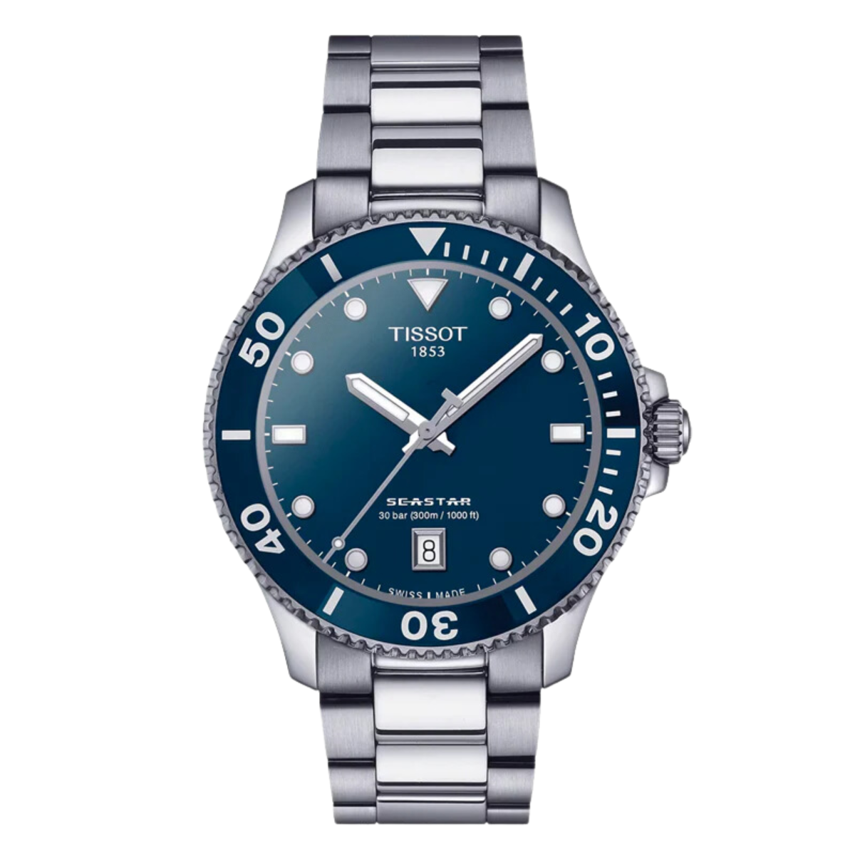 Tissot Seastar 1000 40MM T120.410.11.041.00 T1204101104100 Quartz Blue Dial Watch