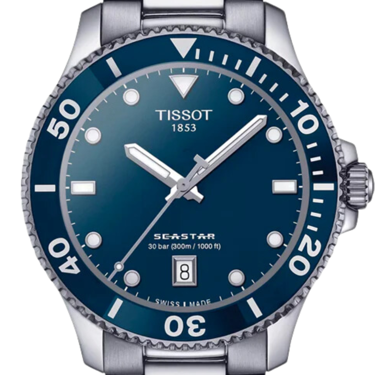 Tissot Seastar 1000 40MM T120.410.11.041.00 T1204101104100 Quartz Blue Dial Watch