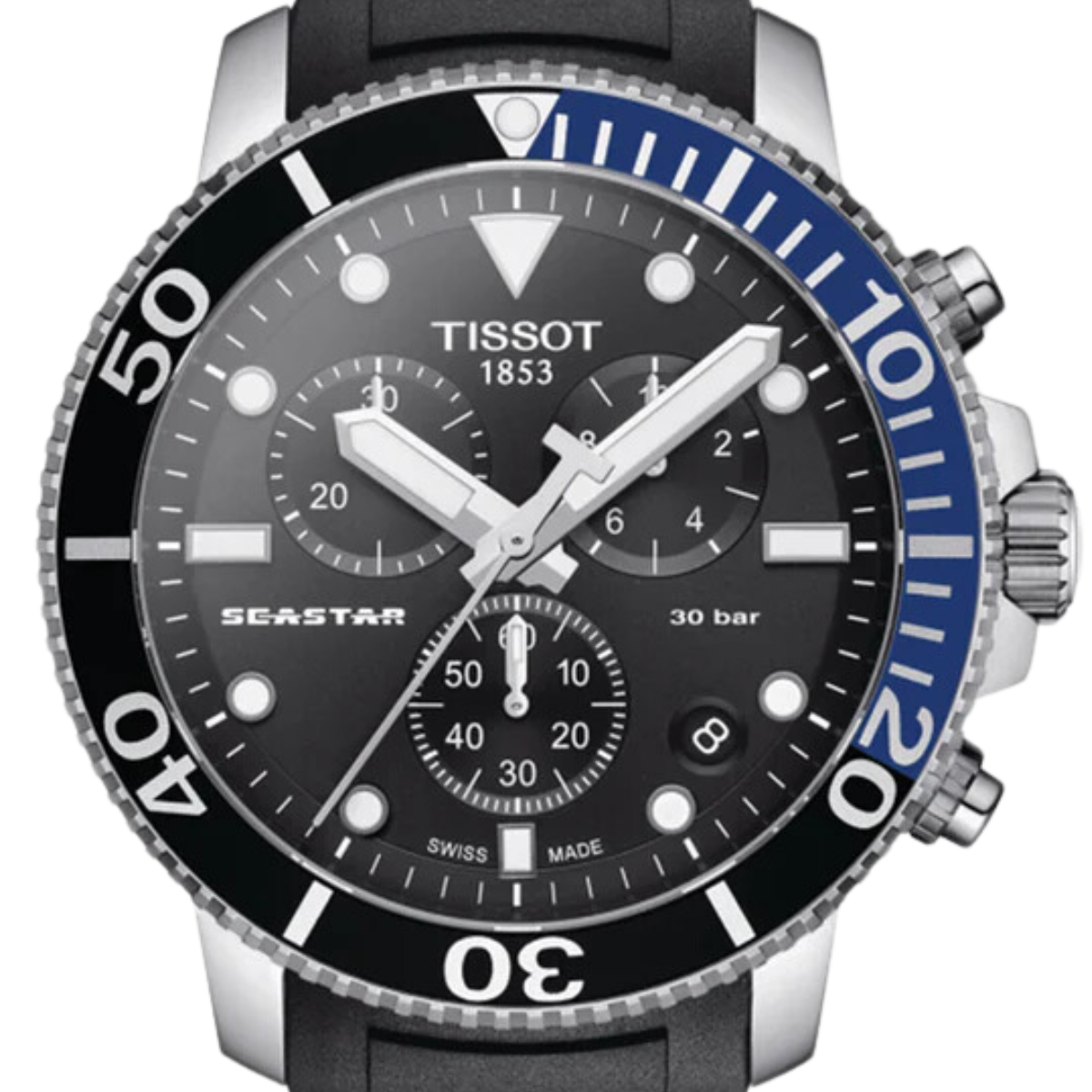 Tissot Seastar 1000 Chronograph T120.417.17.051.02 T1204171705102 Quartz Sports Mens Watch - Skywatches
