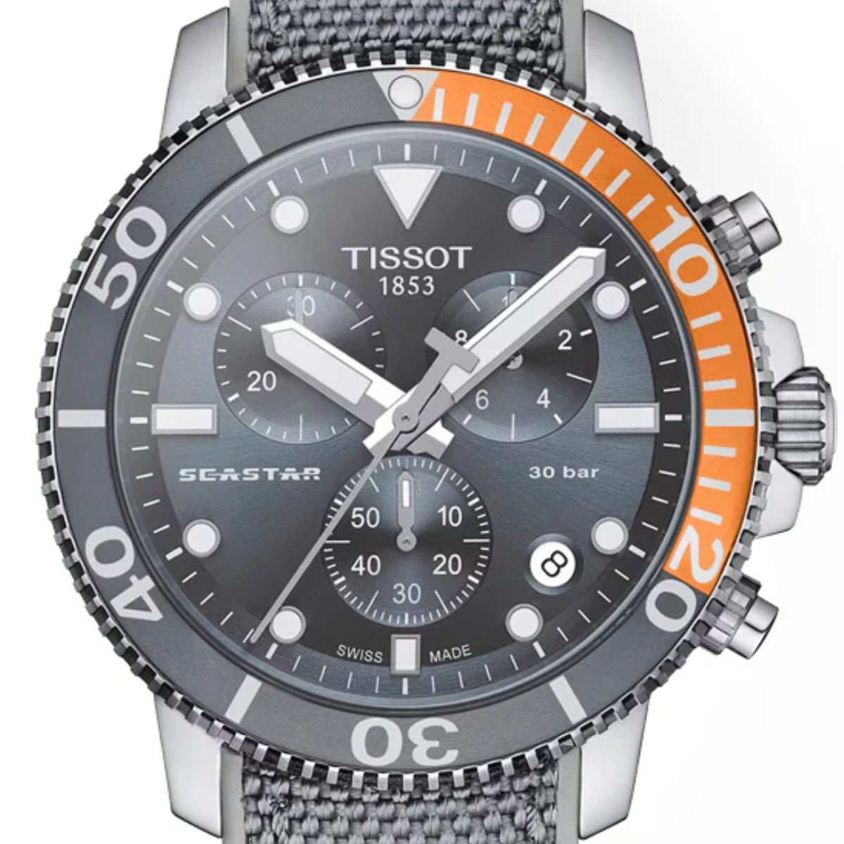 Tissot Seastar 1000 Chronograph T120.417.17.081.01 T1204171708101 Quartz Black Dial Watch