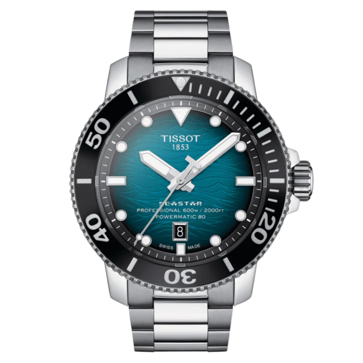 Tissot Seastar 2000 T120.607.11.041.00 T1206071104100 Professional Powermatic 80 Watch - Skywatches