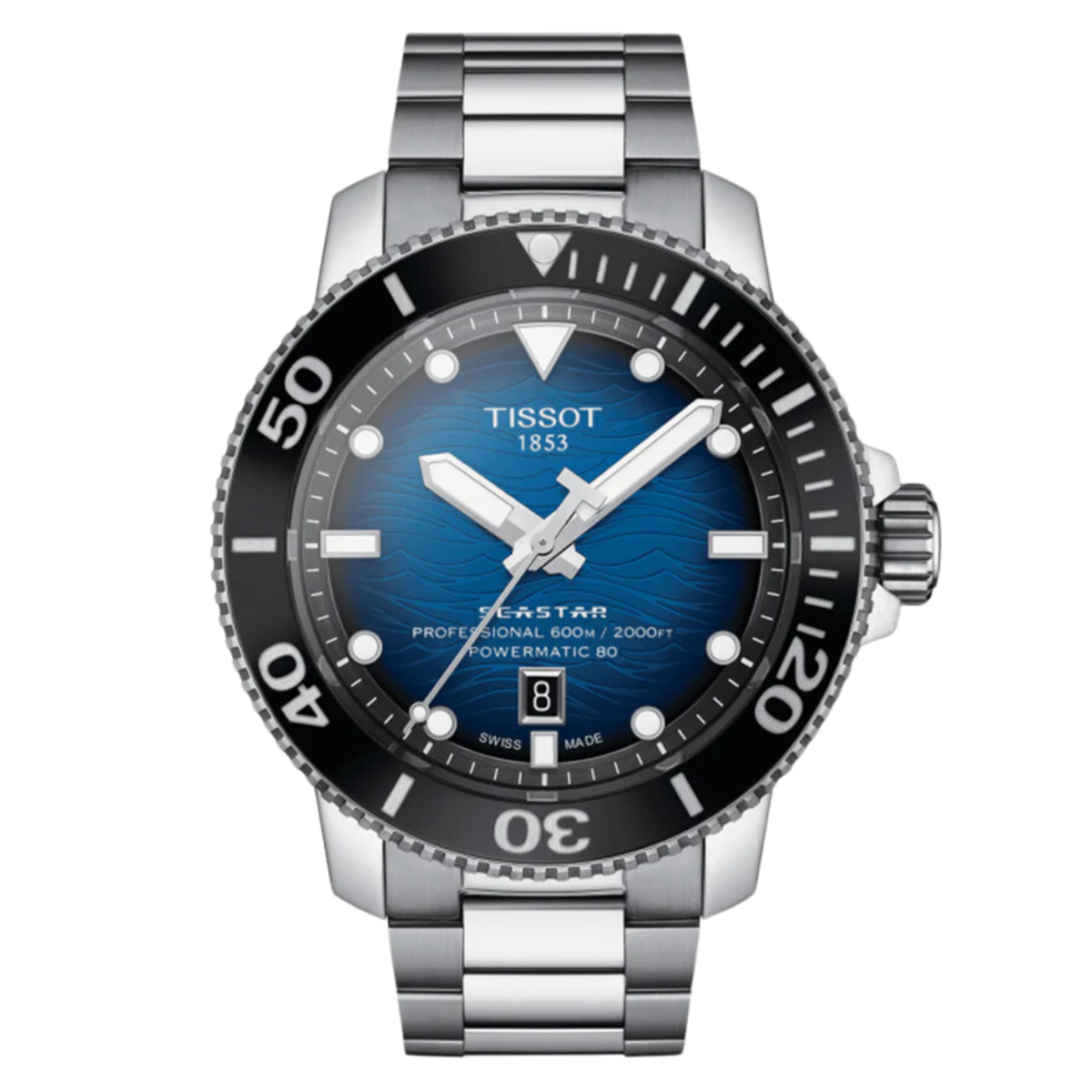 Tissot Seastar 2000 T1206071104101 T120.607.11.041.01 Professional Powermatic 80 Watch - Skywatches