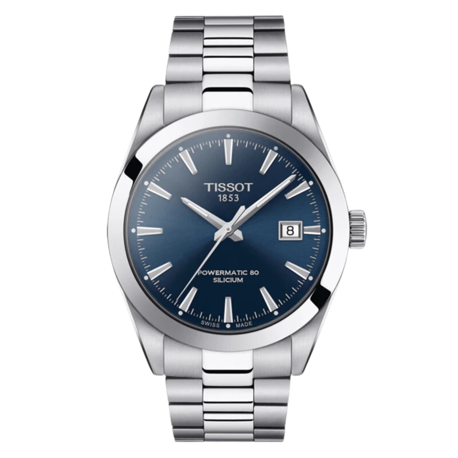 Tissot Gentleman T127.407.11.041.00 T1274071104100 Powermatic 80 Classic Silicium Mens Watc