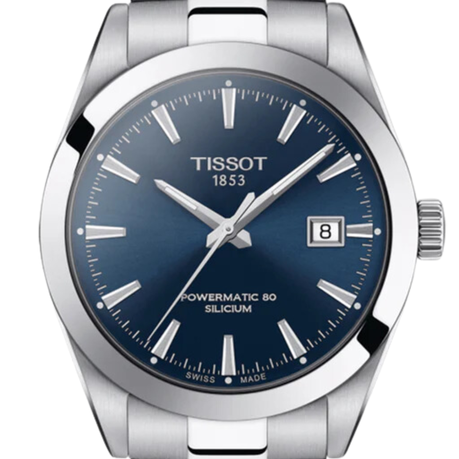 Tissot Gentleman T127.407.11.041.00 T1274071104100 Powermatic 80 Classic Silicium Mens Watc