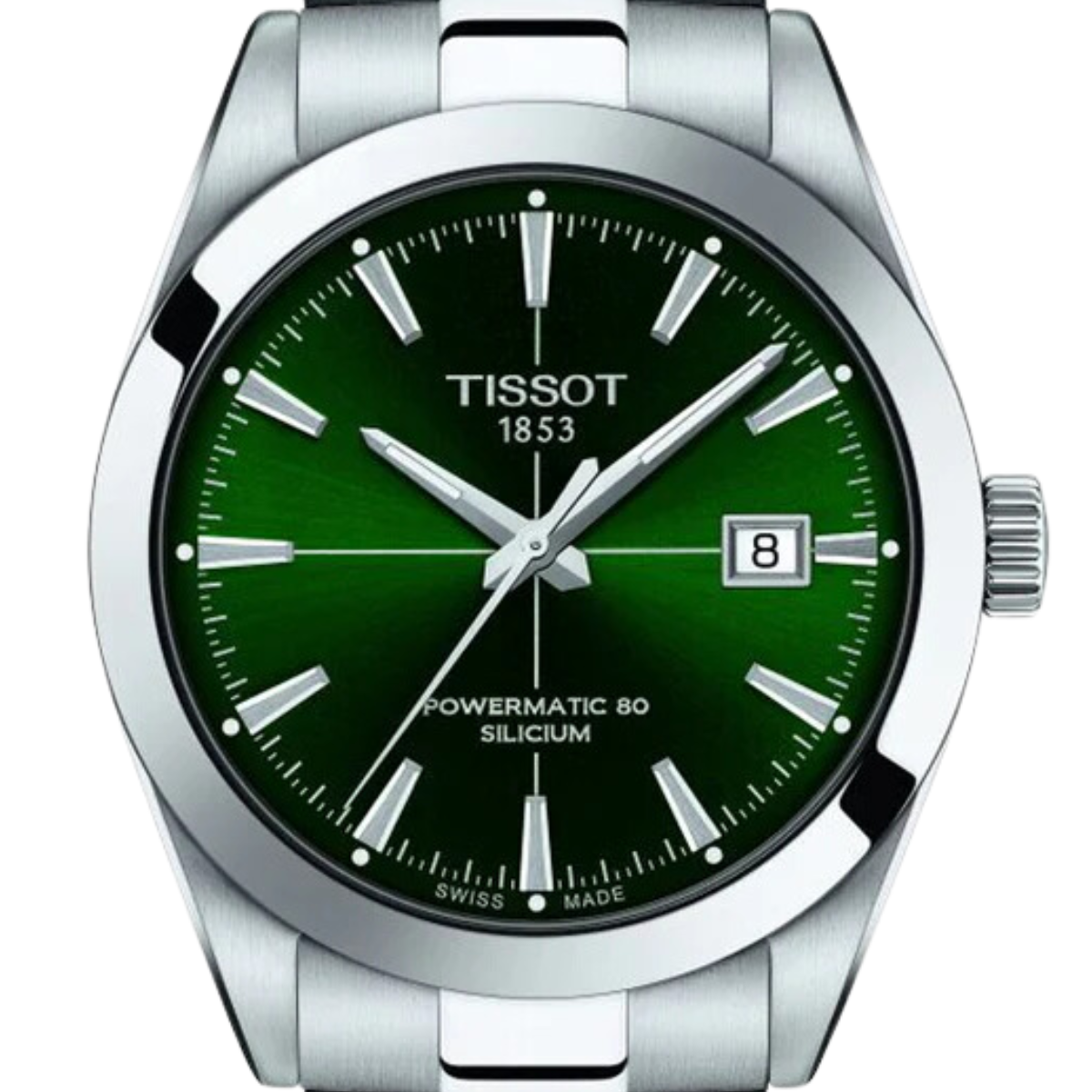 Tissot Gentleman T127.407.11.091.01 T1274071109101 Powermatic 80 Classic Silicium Mens Watch