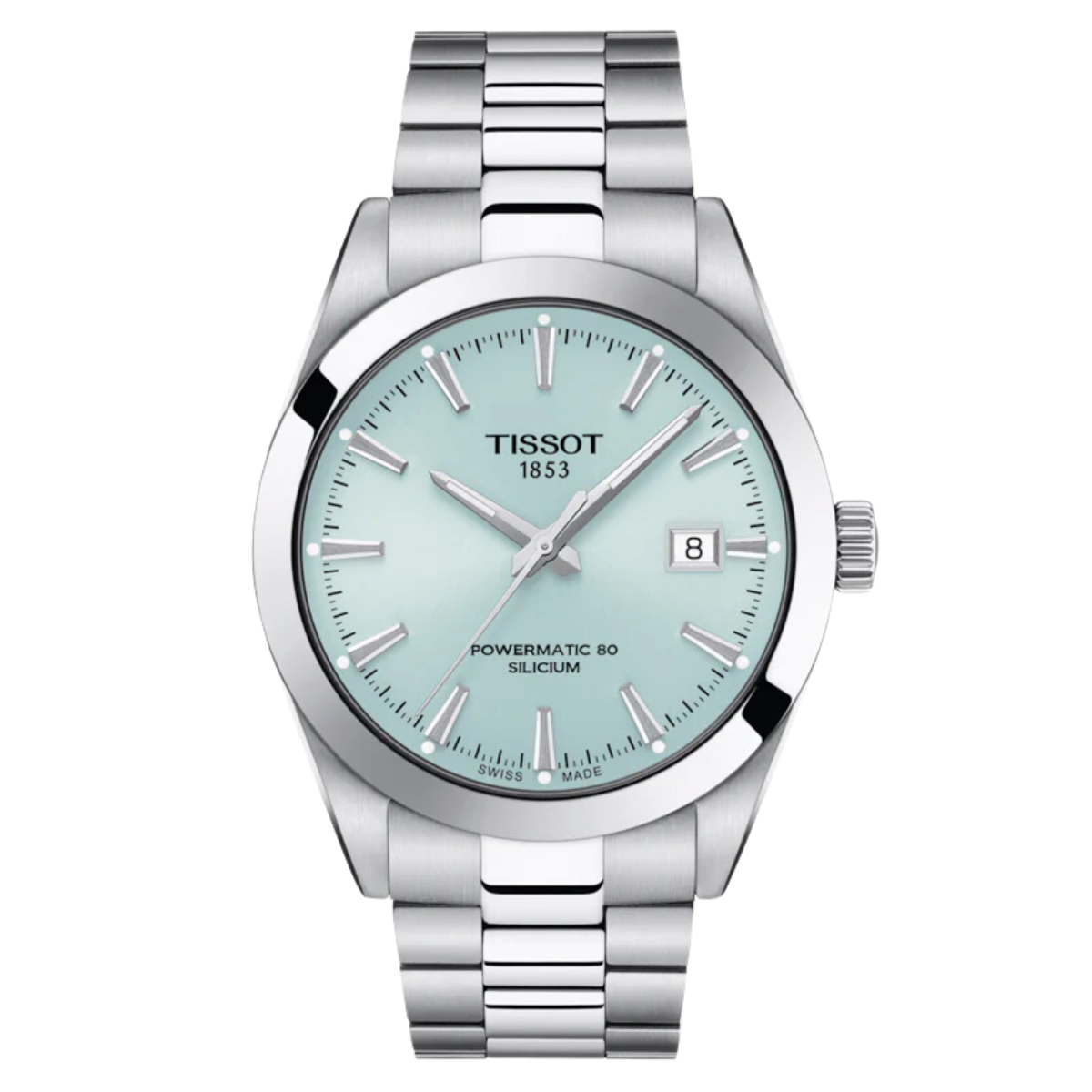 Tissot Gentleman T127.407.11.351.00 T1274071135100 Powermatic 80 Classic Silicium Mens Watch