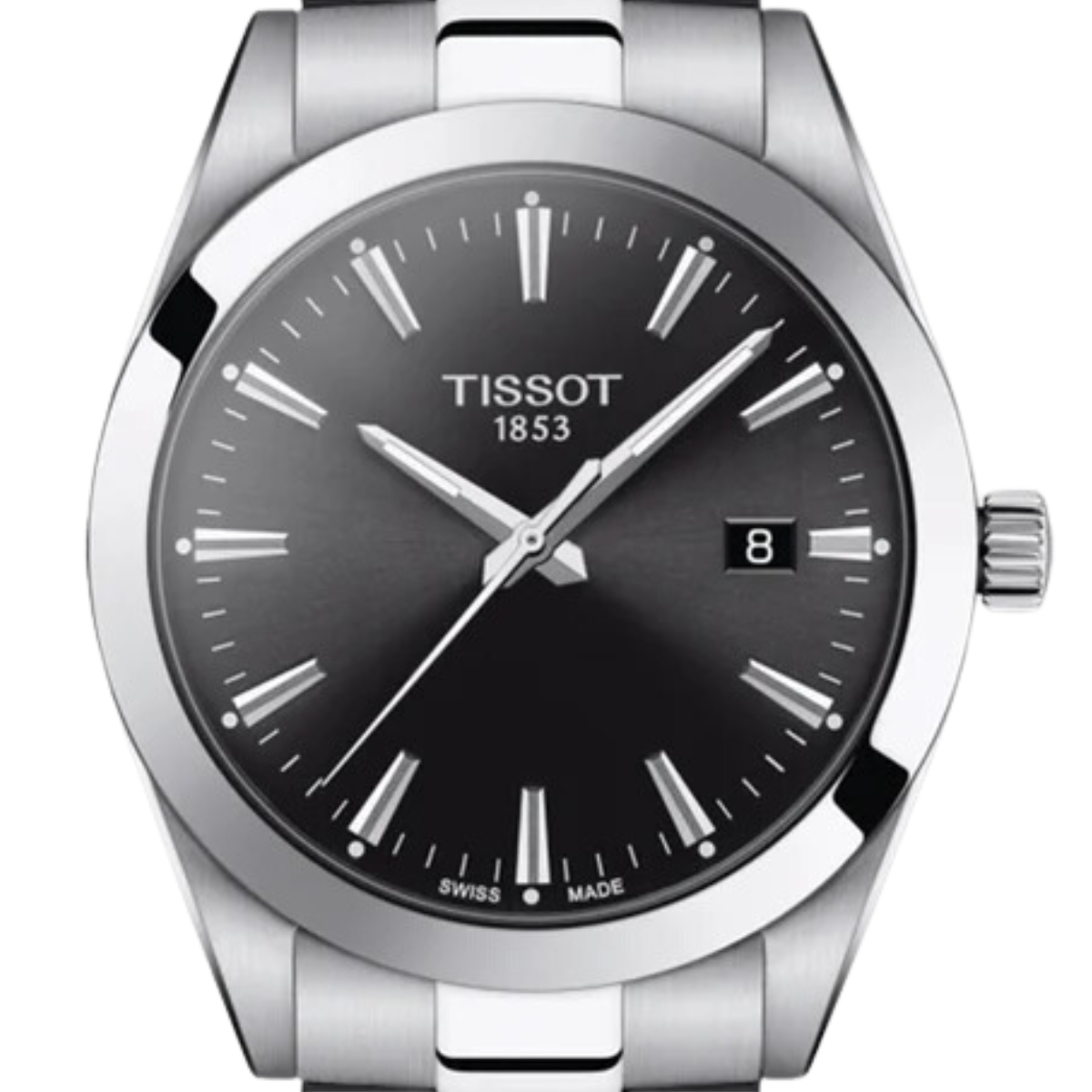 Tissot Gentleman T127.410.11.051.00 T1274101105100 Quartz Classic Mens Casual Watch