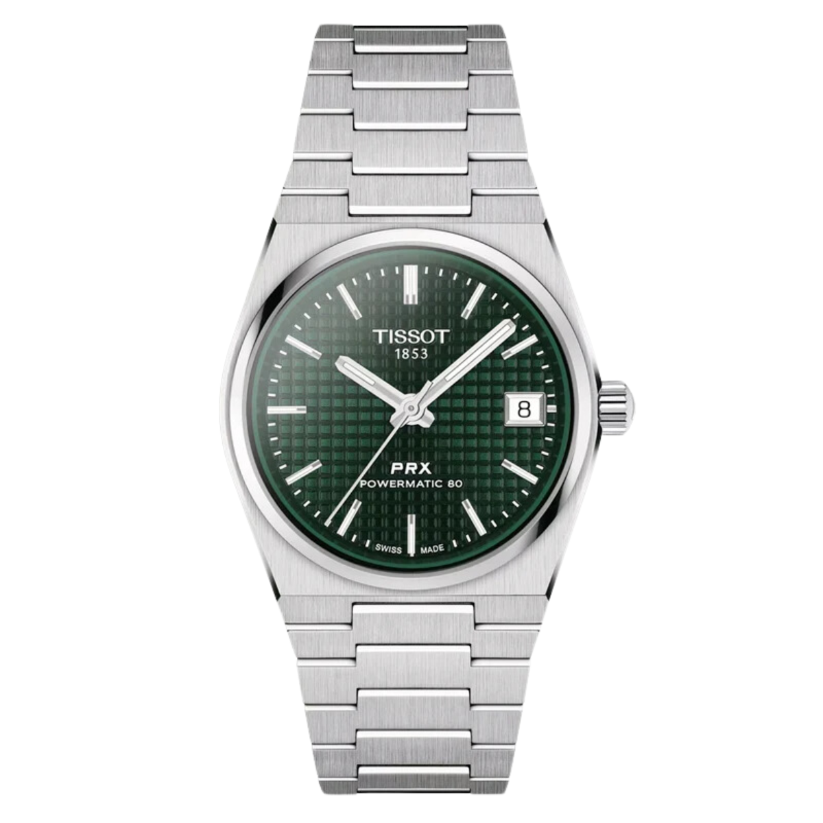 Tissot PRX Automatic Unisex T1372071109100 T137.207.11.091.00 Green Dial Mens Watch - Skywatches