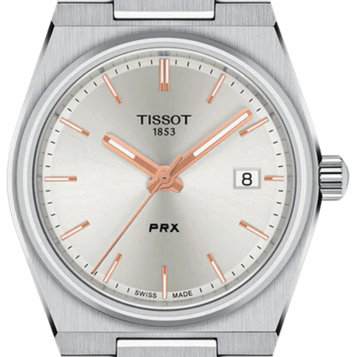 Tissot PRX Quartz T137.210.11.031.00 T1372101103100 Silver Dial Dress Mens Watch - Skywatches