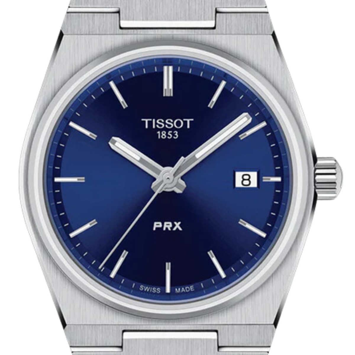 T137.210.11.041.00 T1372101104100 Tissot 1853 PRX Quartz Blue Dial Casual Watch - Skywatches