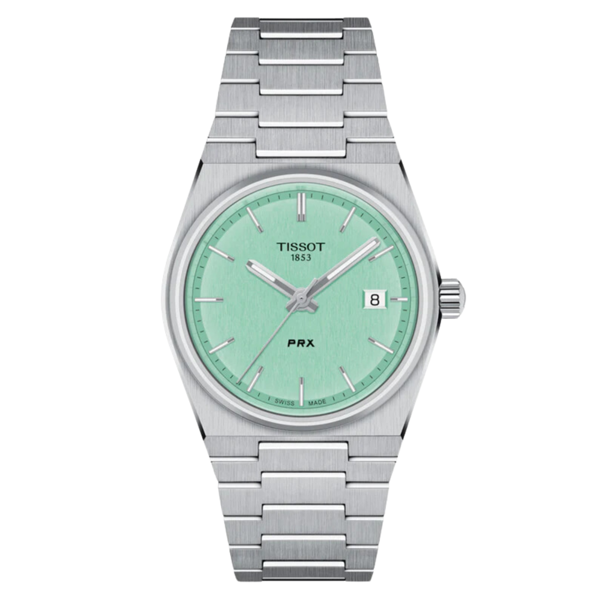 Tissot PRX Quartz T137.210.11.091.00 T1372101109100 Light Green Dial Dress Watch - Skywatches