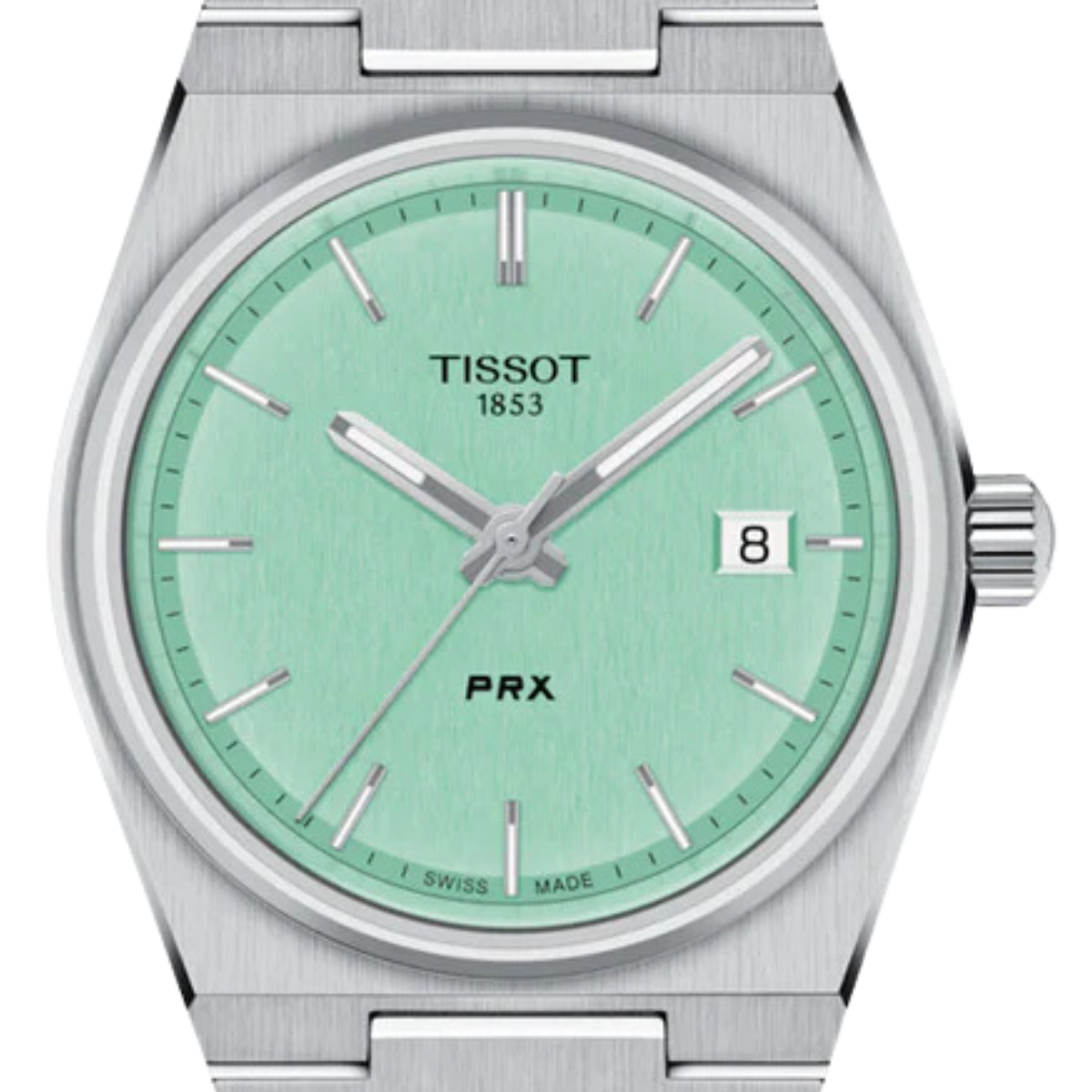 Tissot PRX Quartz T137.210.11.091.00 T1372101109100 Light Green Dial Dress Watch - Skywatches