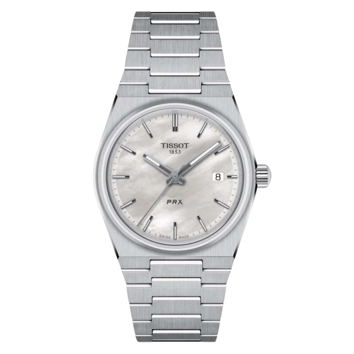 Tissot PRX Quartz T137.210.11.111.00 T1372101111100 Mother of Pearl Dial Watch - Skywatches