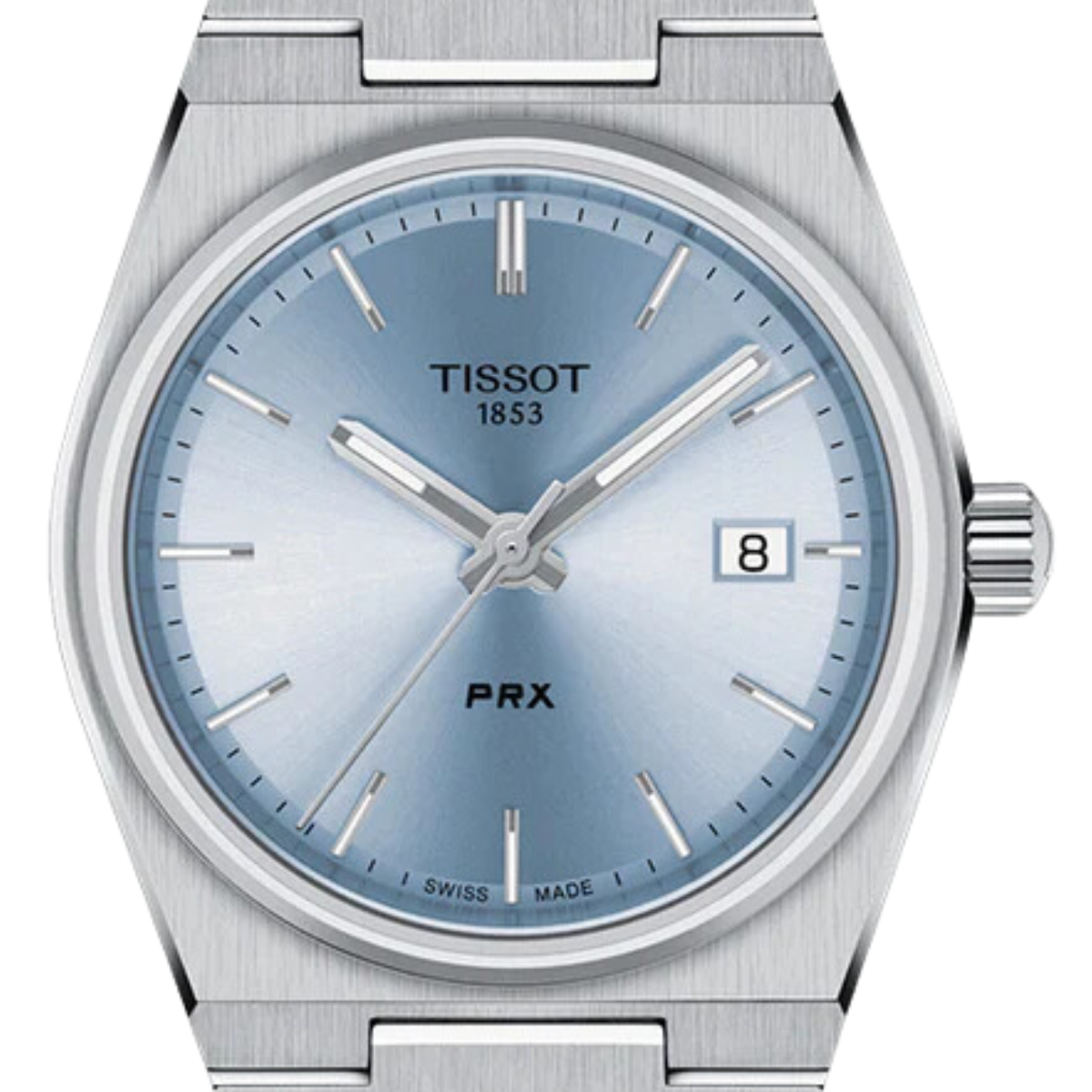 Tissot PRX Quartz T137.210.11.351.00 T1372101135100 Light Blue Dial Dress Watch - Skywatches