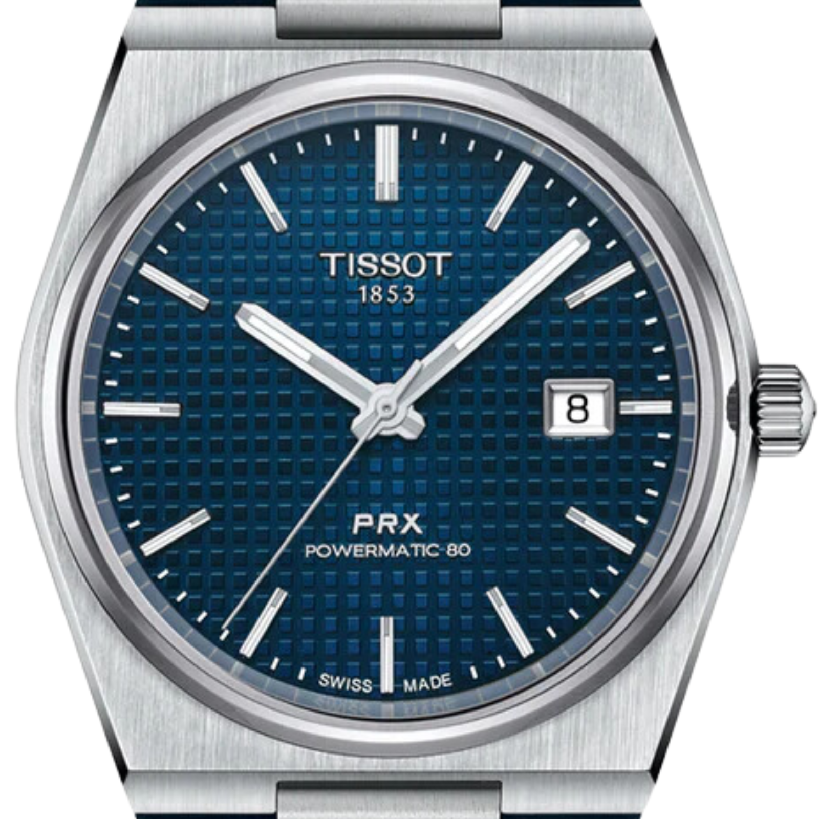 Tissot 1853 PRX Powermatic 80 T137.407.16.041.00 T1374071604100 Blue Dial Mens Watch - Skywatches