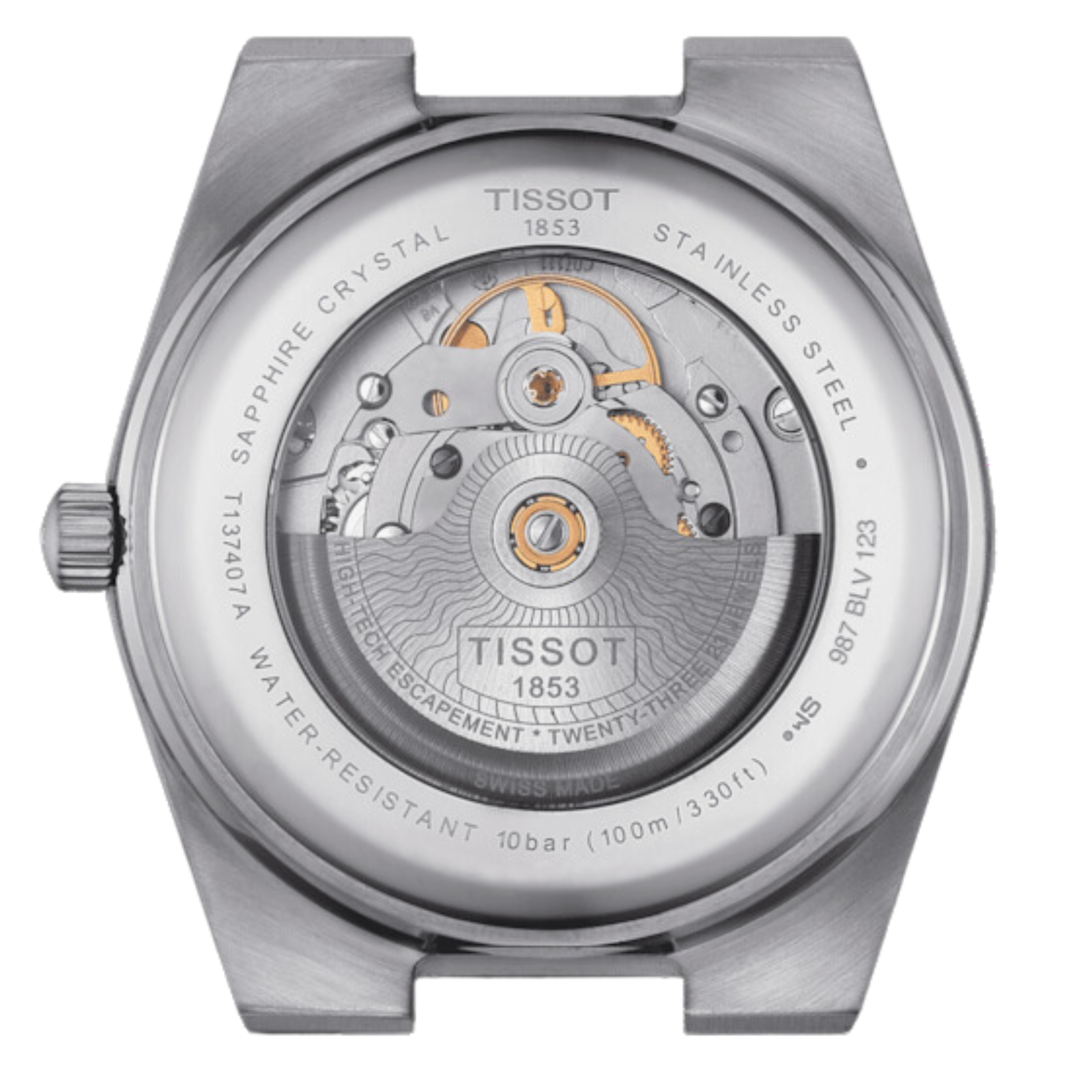 Tissot 1853 PRX Powermatic 80 T137.407.21.031.00 T1374072103100 Silver Dial Watch - Skywatches