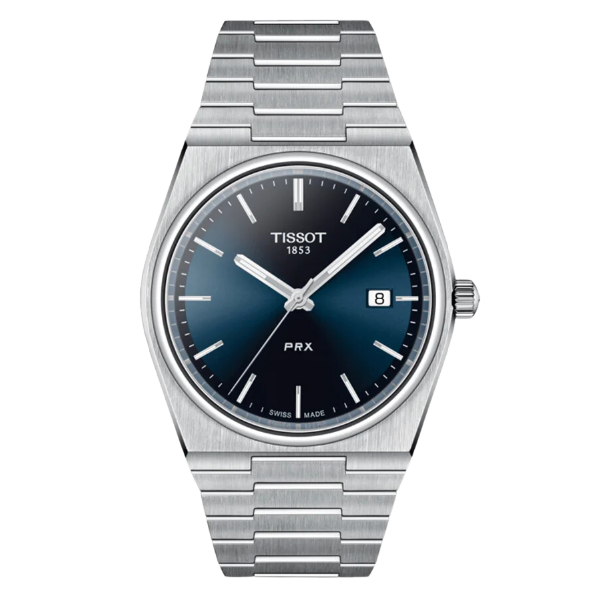 Tissot 1853 PRX Quartz T137.410.11.041.00 T1374101104100  Blue Dial Dress Watch - Skywatches
