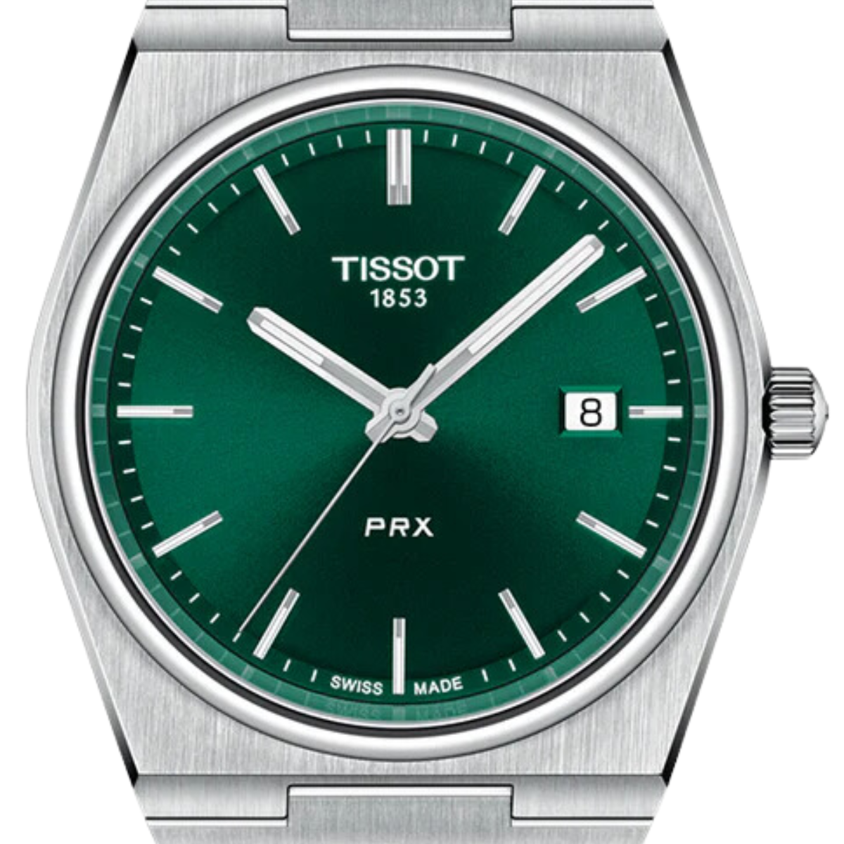 Tissot 1853 PRX Quartz T137.410.11.091.00 T1374101109100 Green Dial Dress Watch - Skywatches