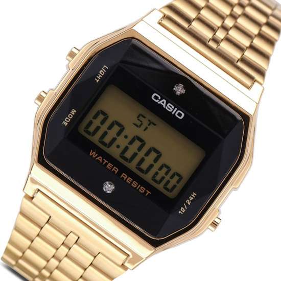 Casio Vintage Gold Digital Watch A159WGED-1 A159WGED-1D