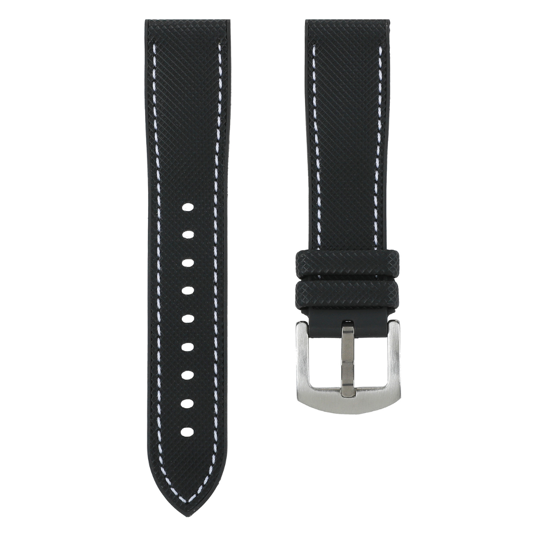 #color_Black Nylon White Stitch / Black FKM Rubber