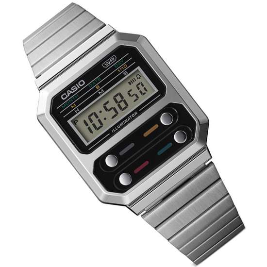 Casio Vintage Unisex Digital Watch A100WE-1A A100WE-1 A100WE