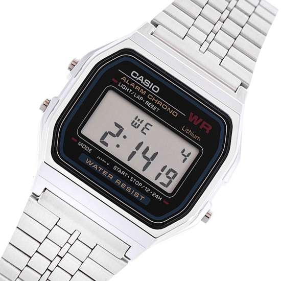 Casio Retro A159W-N1DF A159W-N1 Unisex Digital Stainless Steel Watch