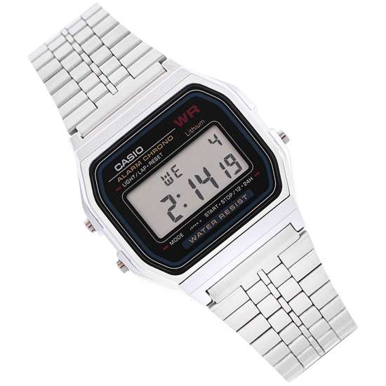 Casio Retro A159W-N1DF A159W-N1 Unisex Digital Stainless Steel Watch