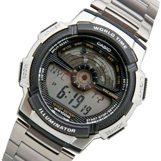 Casio World Time AE-1100WD-1AV AE1100WD-1A Digital Watch