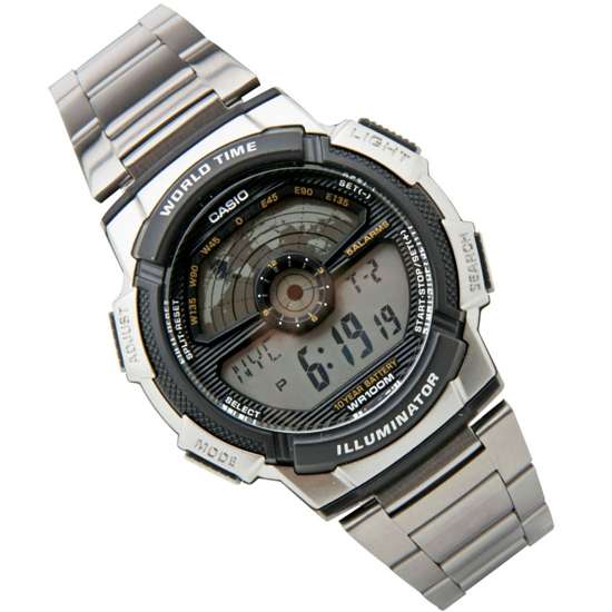 Casio World Time AE-1100WD-1AV AE1100WD-1A Digital Watch