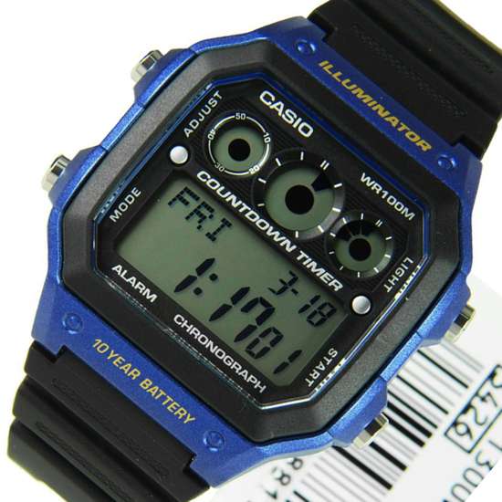 Casio Youth Digital Watch AE1300WH-2A AE-1300WH-2AV