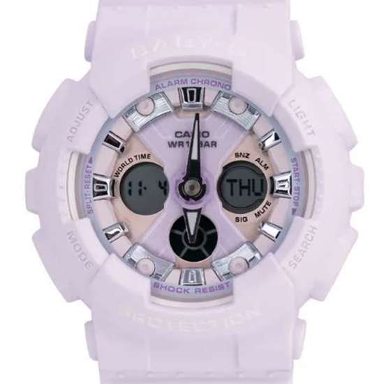 Casio Baby-G Icy Purple Pastel BA-130WP-6A BA130WP-6 Cute Watch