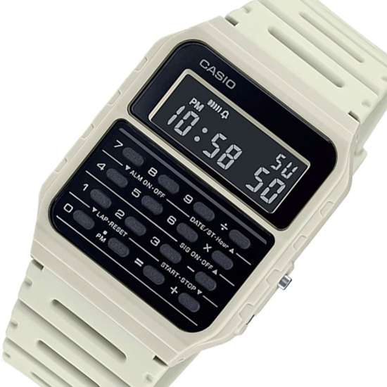 Casio Retro White Calculator Watch CA-53WF-8B CA-53WF-8BDF