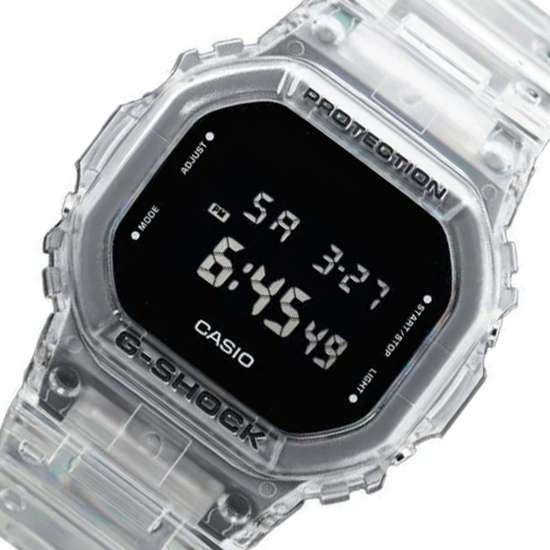 Casio G-Shock Skeleton DW-5600SKE-7D DW5600SKE-7 Clear Transparent Watch