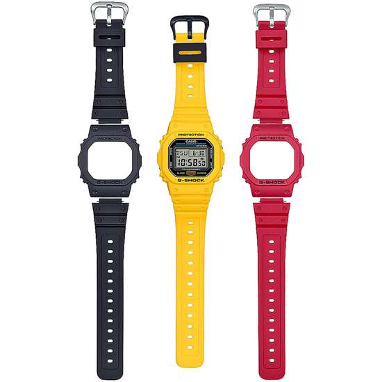 Casio G-Shock Digital DWE-5600R-9 DWE5600R-9D Interchangeable Strap Watch