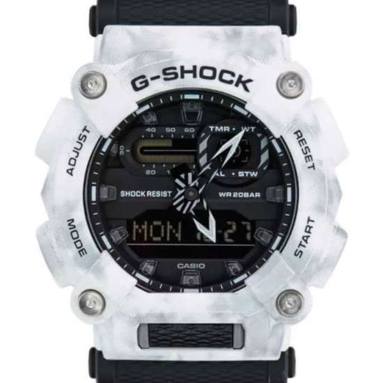 Casio G-Shock Frozen Forest GA-900GC-7A GA900GC-7 White Camouflage Watch