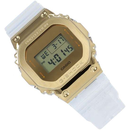 Casio G-Shock Metal Covered Gold GM-5600SG-9 GM5600SG-9D Transparent Watch