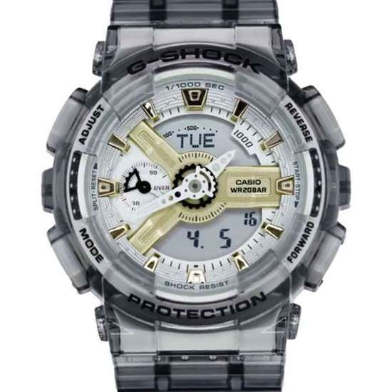 Casio G-Shock Grey Metallic Translucence Watch GMA-S110GS-8A GMAS110GS-8