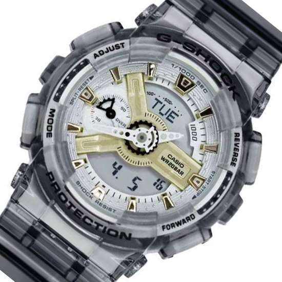 Casio G-Shock Grey Metallic Translucence Watch GMA-S110GS-8A GMAS110GS-8