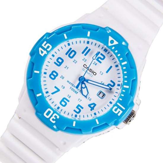 Casio Youth White Blue Watch LRW200H-2B LRW-200H-2BV