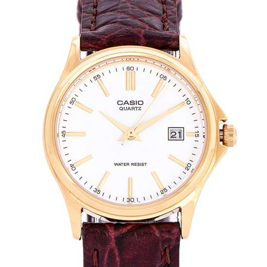 Casio Ladies Leather Casual Watch LTP-1183Q-7A LTP1183Q-7