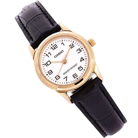 Casio Ladies Leather Casual Watch LTP-V001GL-7B LTPV001GL-7B