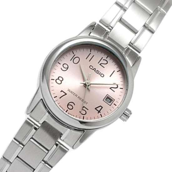 Casio LTP-V002D-4B LTPV002D-4B Pink Dial Watch