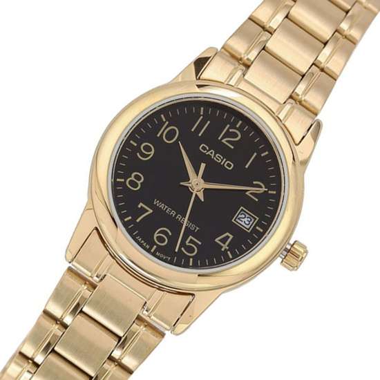 Casio LTP-V002G-1B LTPV002G-1B Female Gold Watch